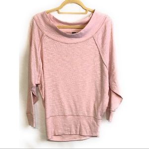 Free People Off shoulder/wide neck top Small